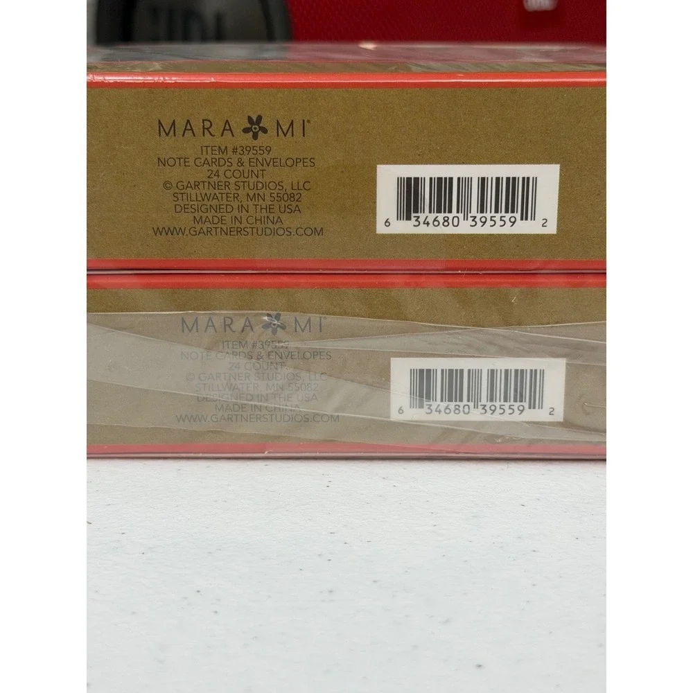 Mara-Mi Note‎ Cards and Envelopes 48 Count Multi-Color Confetti Splatter 39559